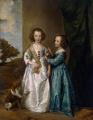 Van Dyck. Philadelphia et Elisabeth Wharton (1640)