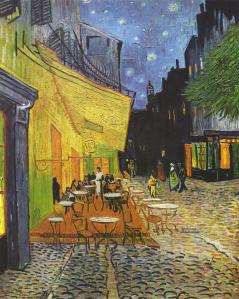 Van Gogh.Terrasse de café le soir (1888)