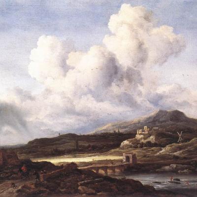 Van Ruisdael. Le coup de soleil (1660)
