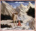 Veneziano. Retable Magnoli, prédelle. Saint Jean au désert (v. 1445)