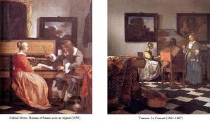 Vermeer. Influence de Gabriel Metsu