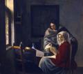 Vermeer. La Leçon de musique interrompue (1658-61)