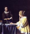 Vermeer. La maîtresse et la servante (1666-67)