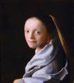 Vermeer. Portrait d'une jeune femme (1665-74)