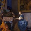 Johannes Vermeer. Jeune femme assise au clavecin (1670-75)