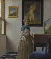 Vermeer. Une dame debout au virginal (1670-73)