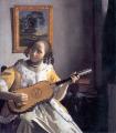 Vermeer. Une femme jouant de la guitare (1669-72)