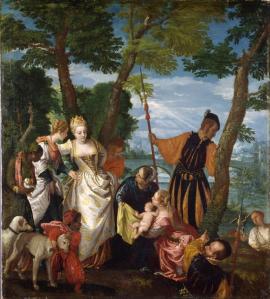 Véronèse. Moïse sauvé des eaux (v. 1581)