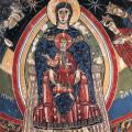 Vierge en Majesté. (v. 1123)