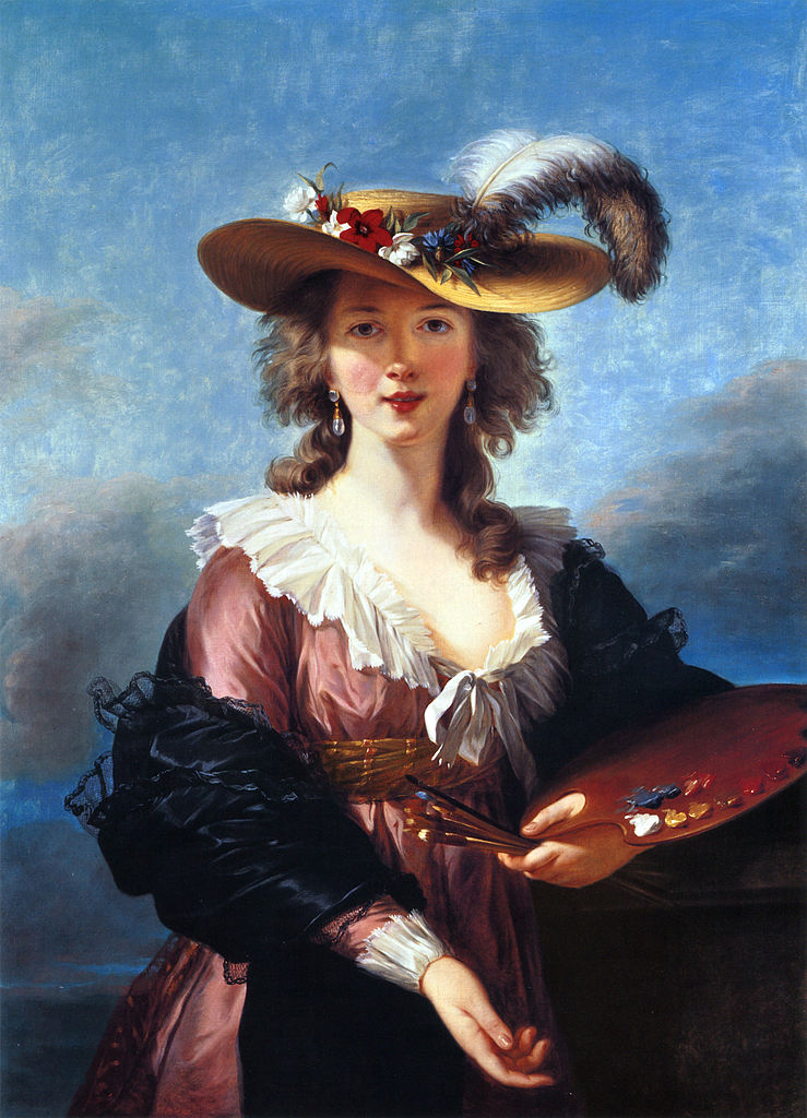 Agenda artistique... Vigee-lebrun-autoportrait-au-chapeau-de-paille-1782