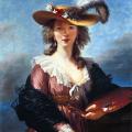 Elisabeth Vigée Le Brun. Autoportrait au Chapeau de Paille (1782)