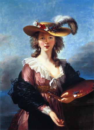 Elisabeth Vigée-Le Brun. Autoportrait au Chapeau de Paille (1782)
