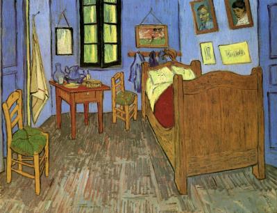 Vincent van Gogh. La chambre de van Gogh à Arles (sept. 1889)