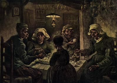 Vincent van Gogh. Les mangeurs de pommes de terre (avr. 1885)