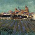 Vincent van Gogh. Vue des Saintes-Maries-de-la-Mer (juin 1888)