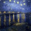 Vincent Van Gogh. Nuit étoilée sur le Rhône (1888)