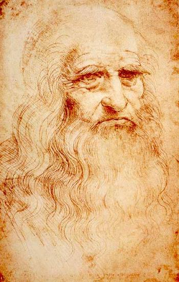Vinci. Autoportrait (1512-15)