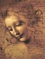 Vinci. Jeune fille décoiffée, La Scapigliata (v. 1508)