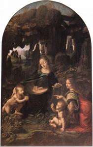 Vinci. Vierge aux rochers (1483-86)