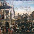 Vittore Carpaccio. Le Miracle de la Sainte Croix au Rialto (v. 1496)