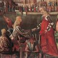 Vittore Carpaccio. Rencontre des fiancés, détail (1495)