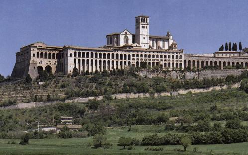 Vue de la basilique Saint-Francois d'Assise