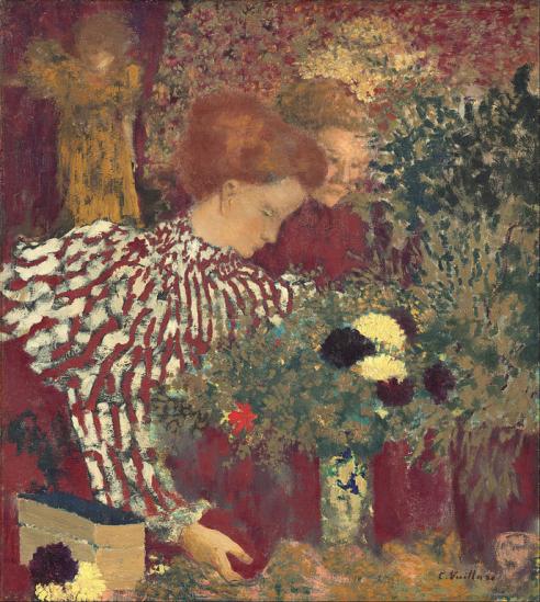 Vuillard. Le corsage rayé (1895)