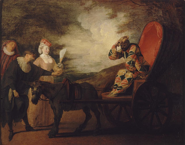 Agenda artistique de juillet ! Watteau-arlequin-empereur-dans-la-lune-1721
