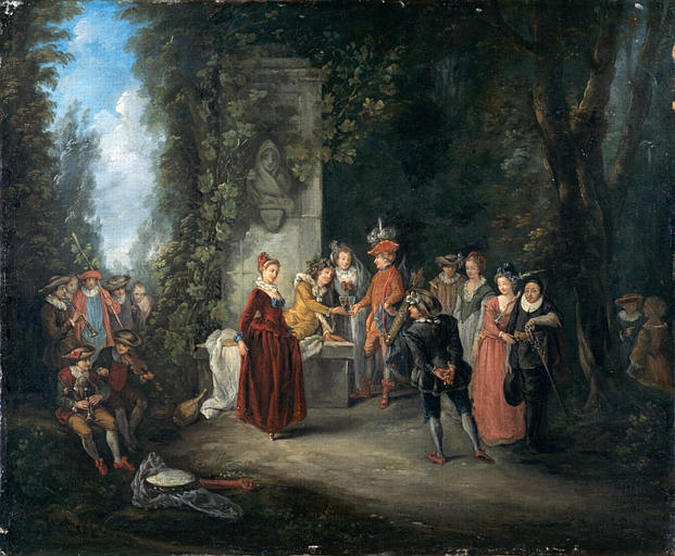 Ca s'est passé en octobre ! Watteau-l-amour-au-theatre-francais-1718