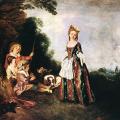 Watteau. La Danse ou Iris, 1716-17