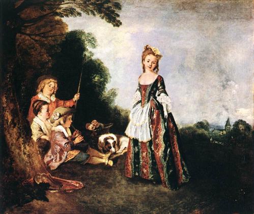 Watteau. La Danse ou Iris, 1716-17