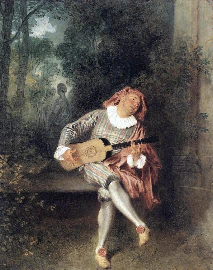 Ca s'est passé en octobre ! Watteau-mezzetin-1717-19