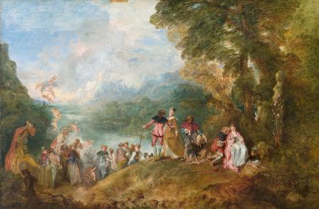 Watteau. Pèlerinage à l’Île de Cythère (1717)