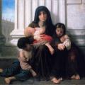 William Bouguereau. La famille indigente (1865)
