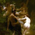 William Bouguereau. Nymphes et satyres (1873)