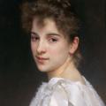 William Bouguereau. Portrait de Gabrielle Cot (1890)