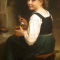 William Bouguereau. Enfant à la tasse de lait (1874)