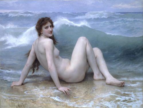 William Bouguereau. La vague (1896)