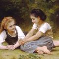 William Bouguereau. Les cueilleuses de noisettes (1882)