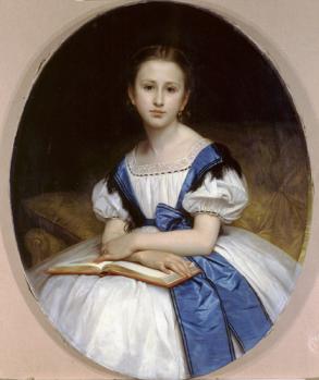 William Bouguereau. Portrait de Mademoiselle Pauline Brissac (1863)