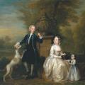 William Hogarth. Ashley Cowper, sa femme et sa fille (1731)