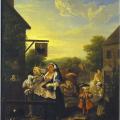 William Hogarth. Quatre moments de la journée. Le soir (1736-38)