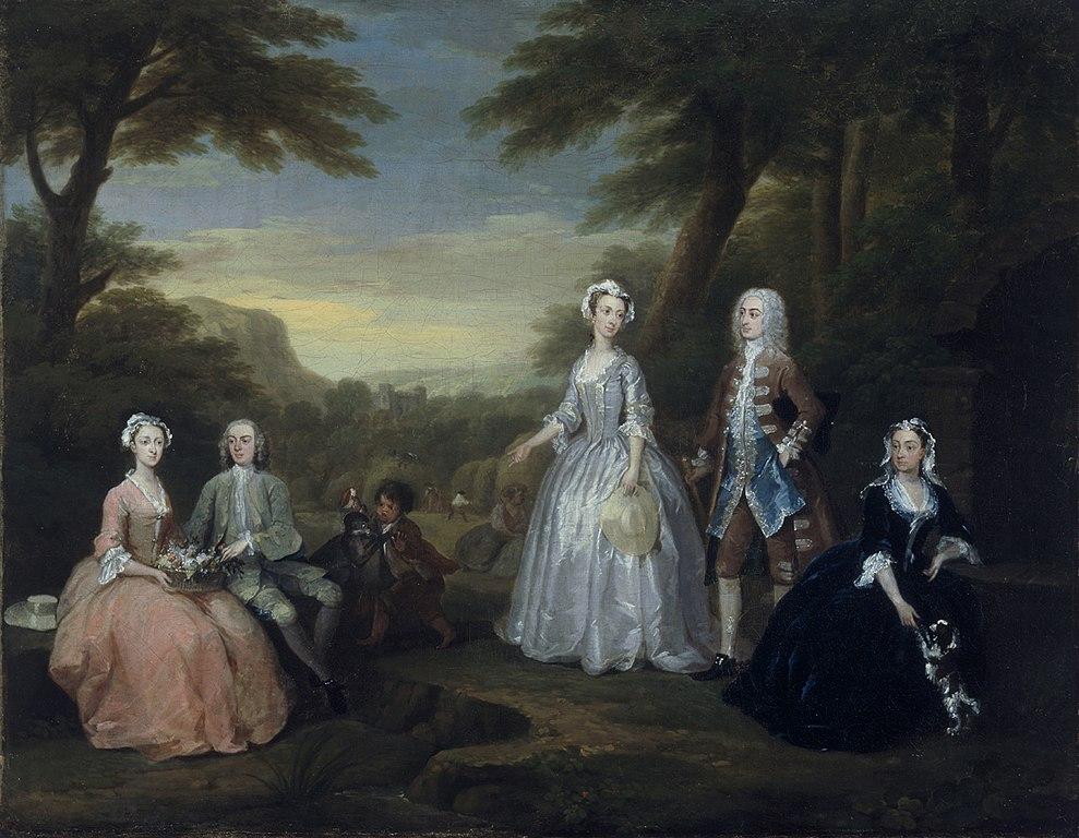 Ca s'est passé en novembre ! William-hogarth-the-jones-family-conversation-piece-1730