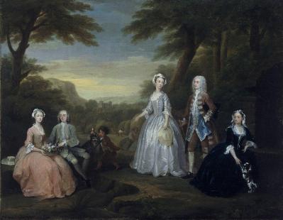 William Hogarth. The Jones Family Conversation Piece (1730)